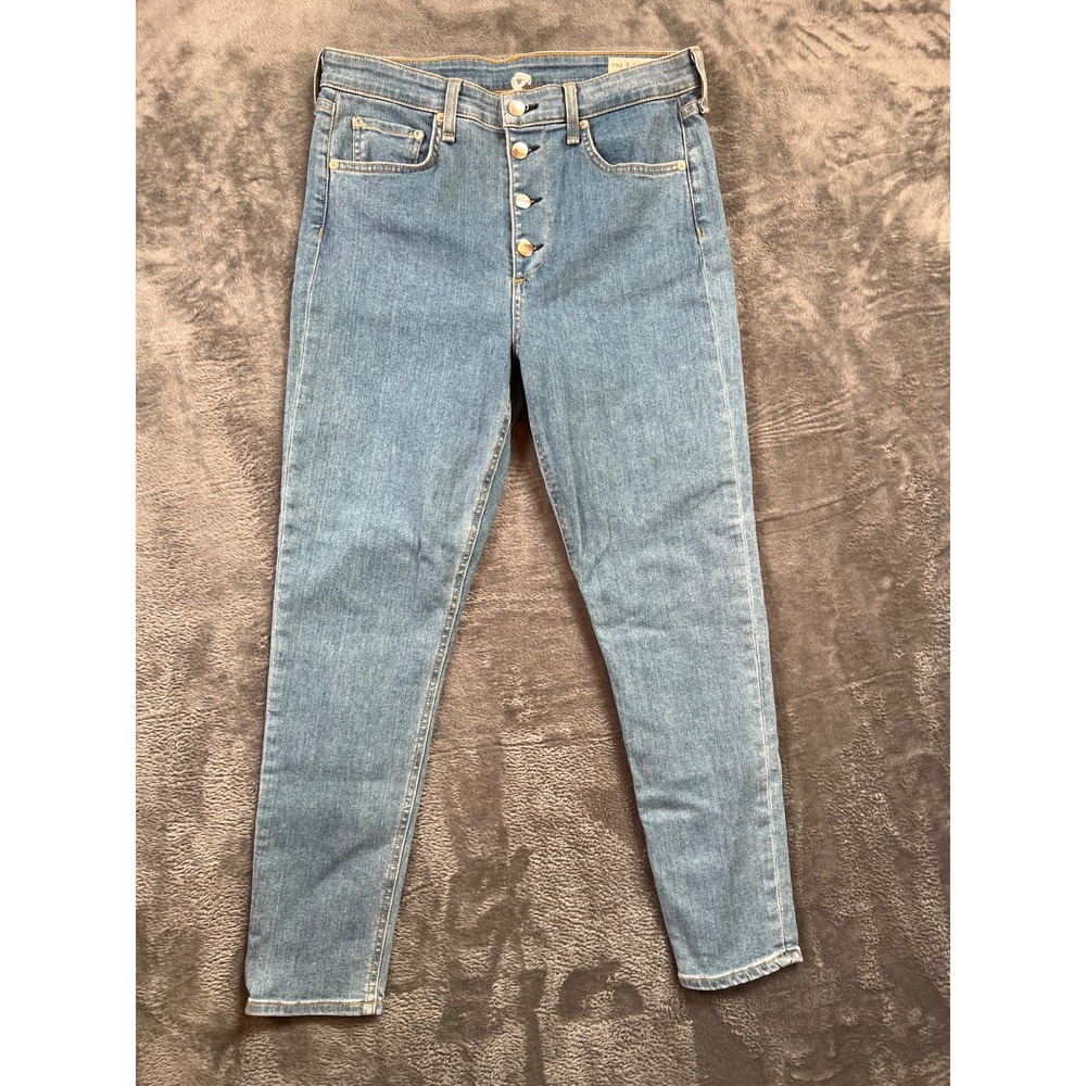Rag & Bone Jeans Womens 30 (31x26) Nina High Rise Ankle Skinny Denim Stretch